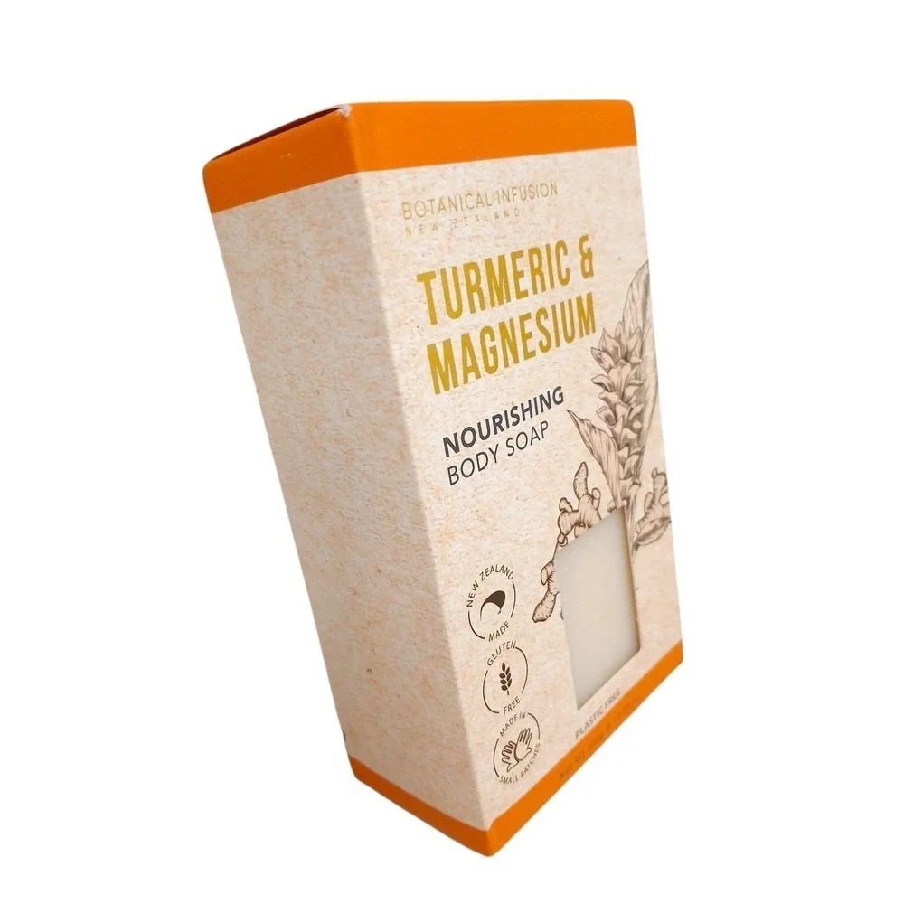 Turmeric With Magnesium Nourishing Soap Bar Large Size 10.59 oz Bath Body Hands